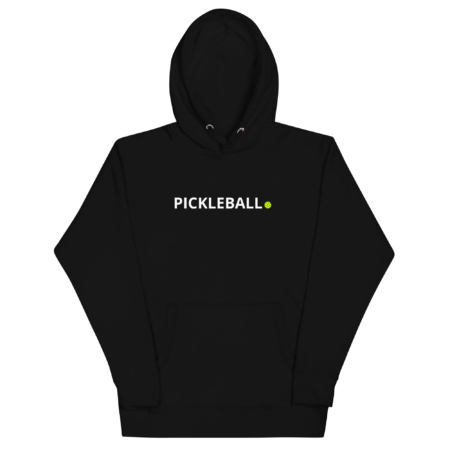 minimalist pickleball hoodie for guys and girls