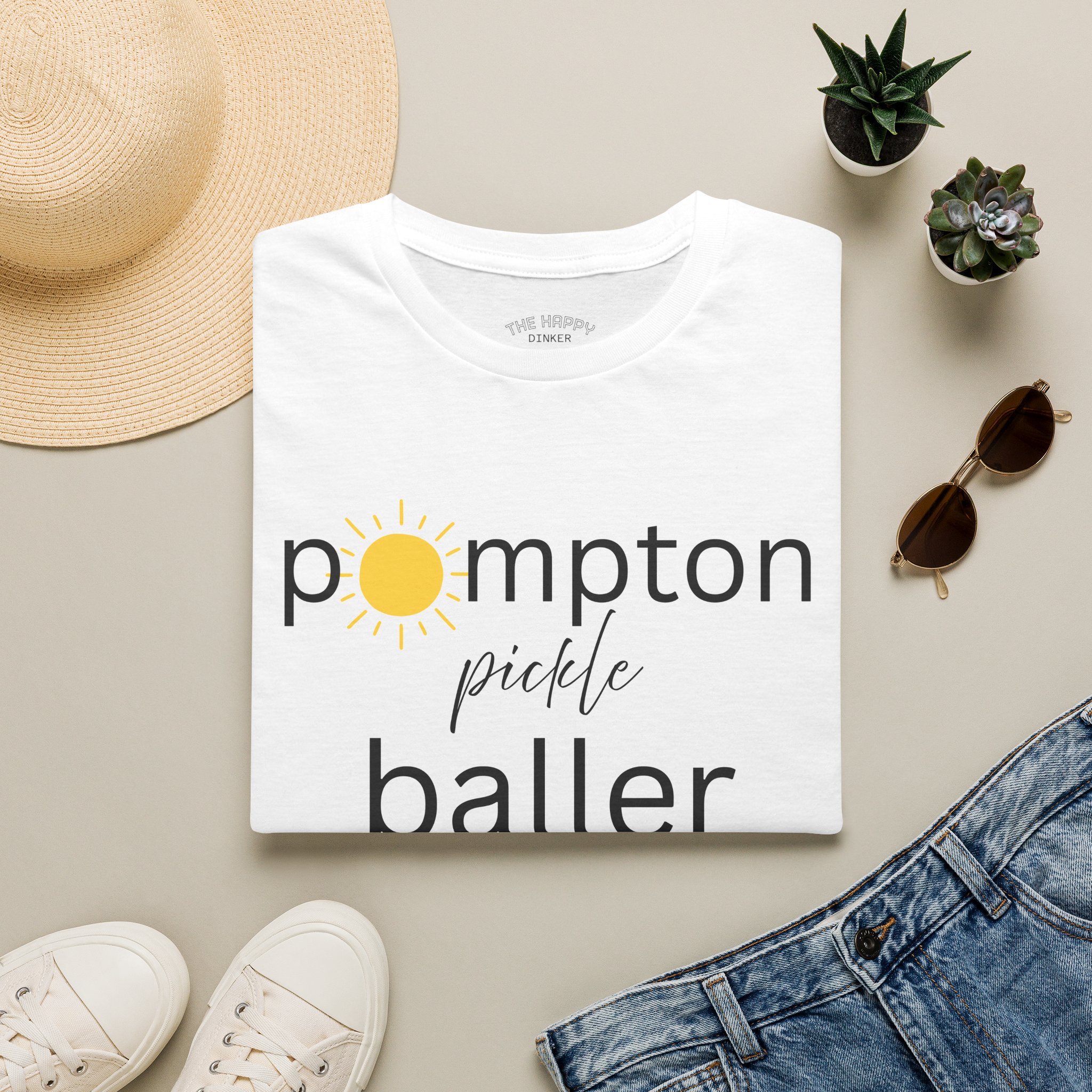 Pompton Pickle Baller T-Shirt — Soft and Lightweight Pickleball Tee - Image 2