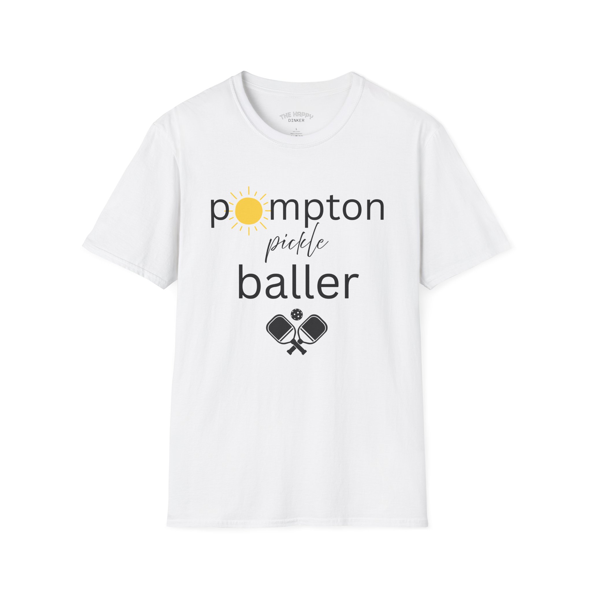 Pompton Pickle Baller T-Shirt — Soft and Lightweight Pickleball Tee